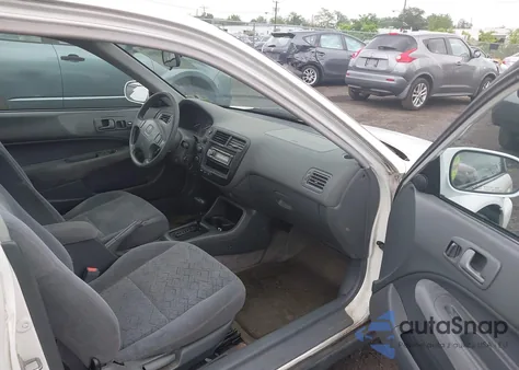 2000 Honda Civic Ex из США, поврежденный, VIN 1HGEJ8241YL071110